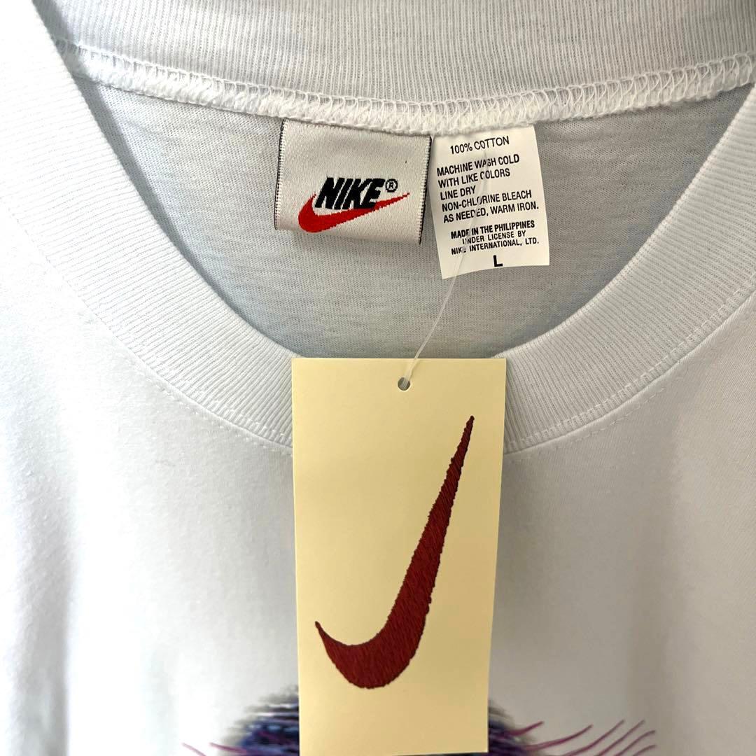 ナイキ Ｔシャツ L 半袖 90s 銀タグ スウッシュ 未使用 デッドストック