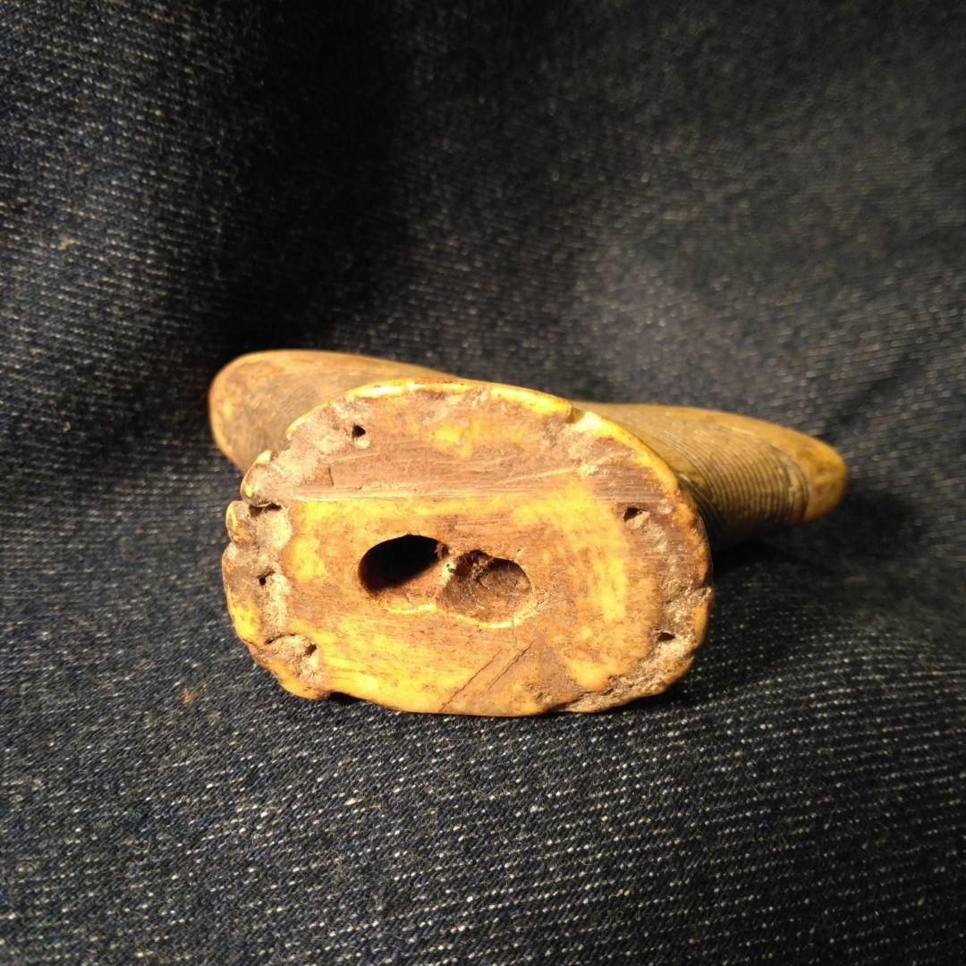 幾何学模様の　1860年代　オブジェ　ボーン幾何学模様