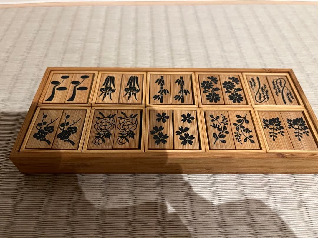 十種香札　白竹