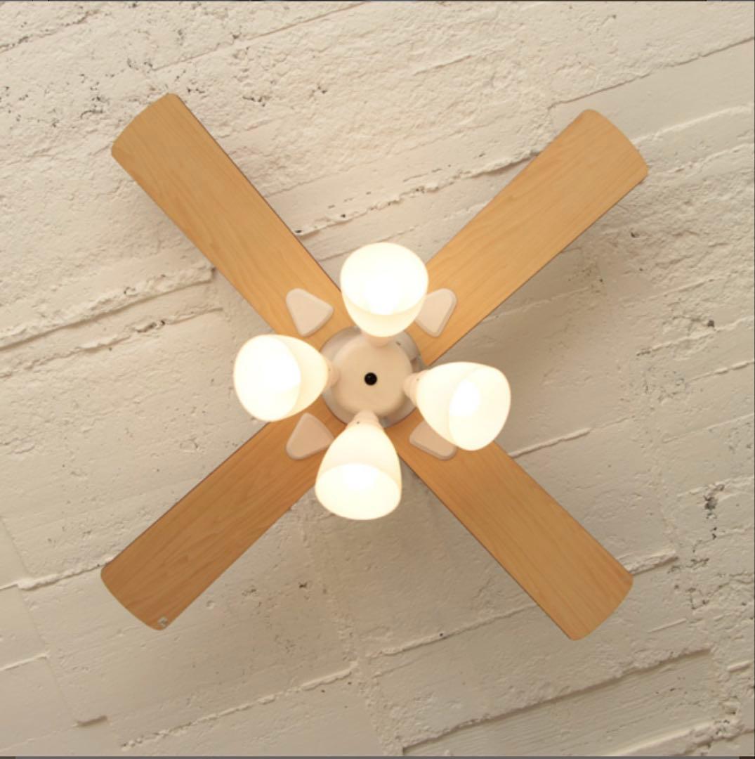 Windouble 天井ファンライト 4灯