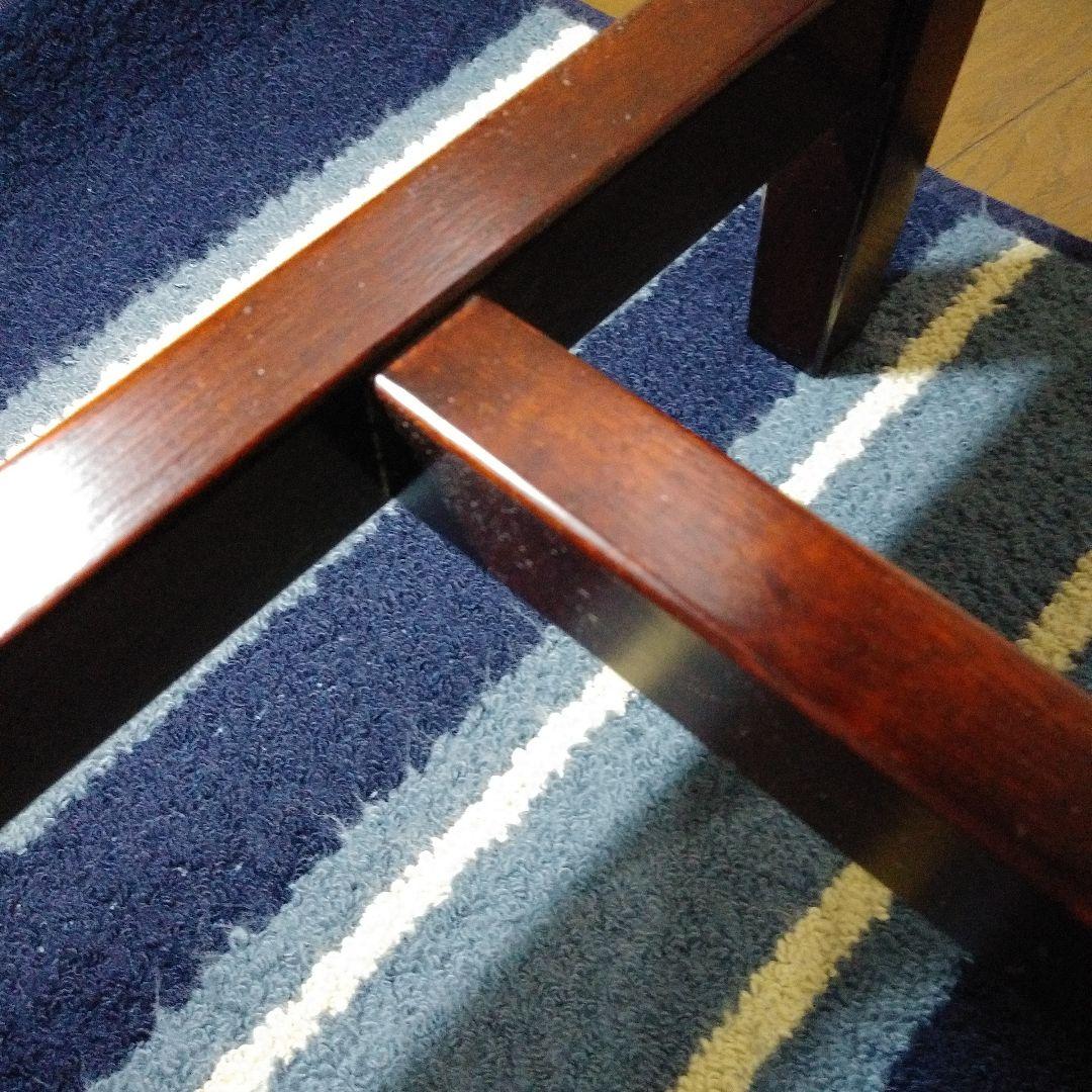 松本民芸家具　角脚 スツールテーブル