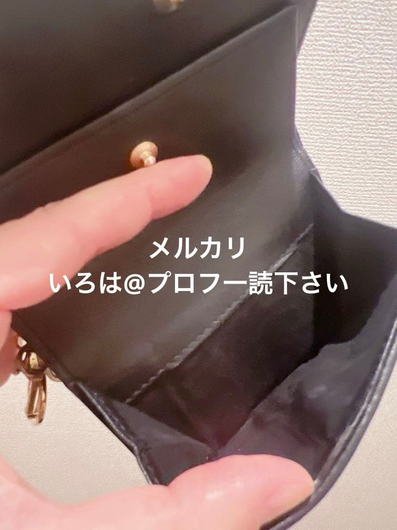 Dior レディディオール ロータスウォレット 折り財布