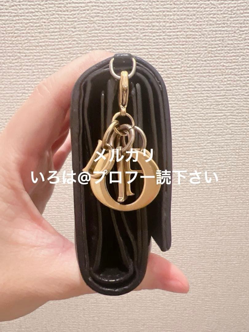 Dior レディディオール ロータスウォレット 折り財布