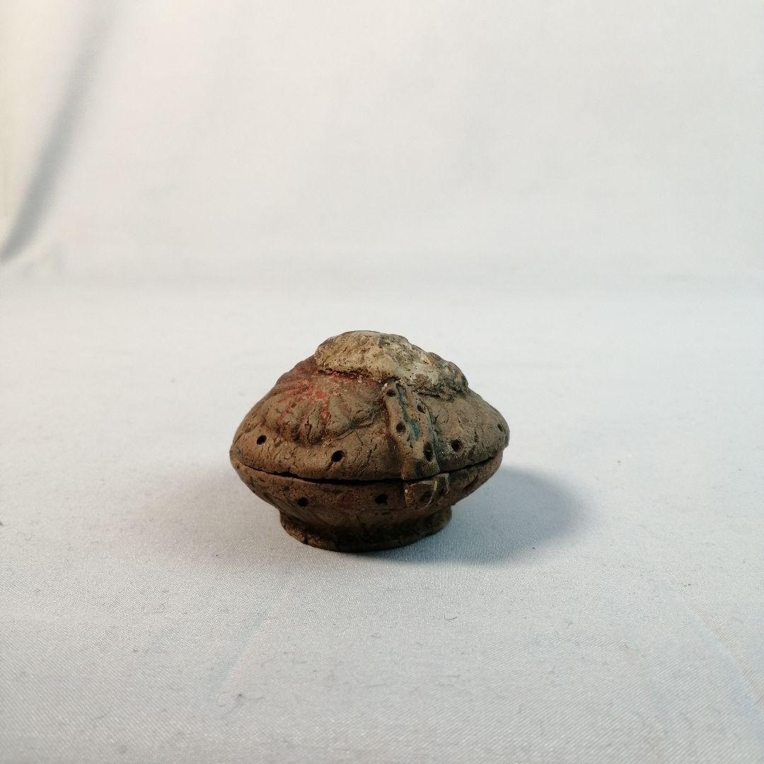 【茶道具】木米作　蓮香合　香合268