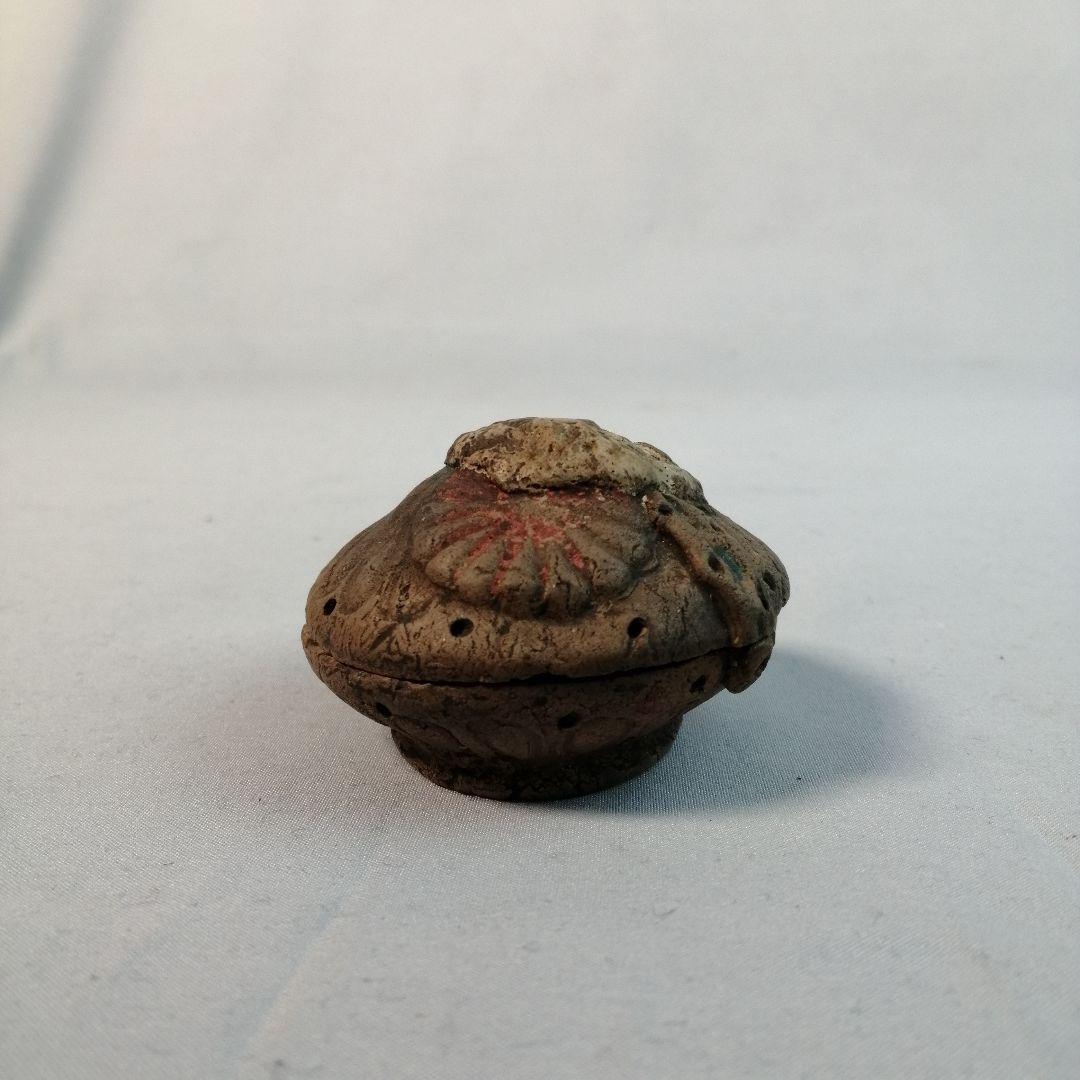 【茶道具】木米作　蓮香合　香合268