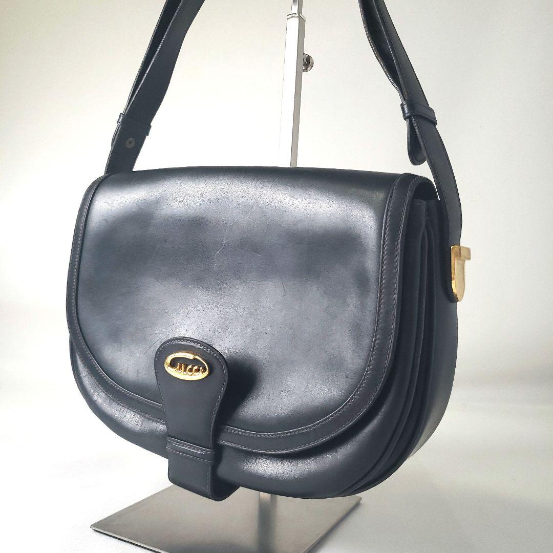 GUCCI グッチ ショルダーバッグ オールドグッチ レザー