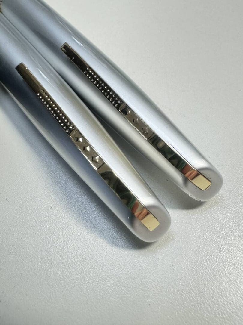 P576 PLATINUM 万年筆 2本 ペン先 18K 刻印 文房具