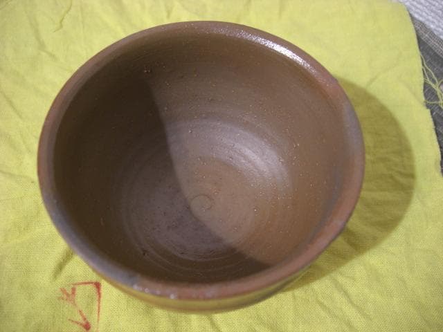 ◆備前　緋欅(ひだすき)酒盃◆藤原雄◆未使用品◆