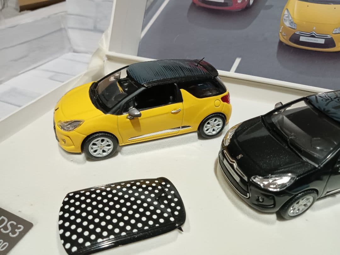 1/43 シトロエン　DS3  ディーラー品　ミニカー　4台セット