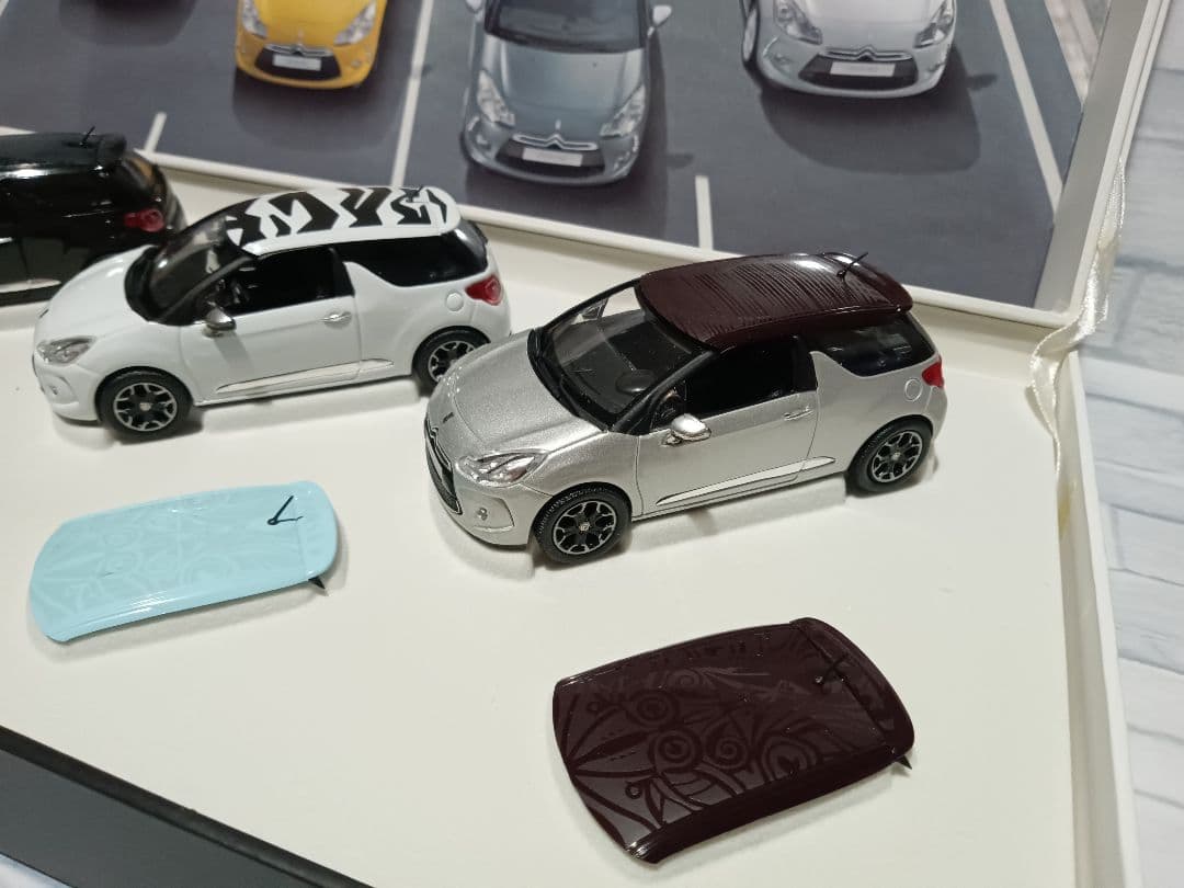 1/43 シトロエン　DS3  ディーラー品　ミニカー　4台セット