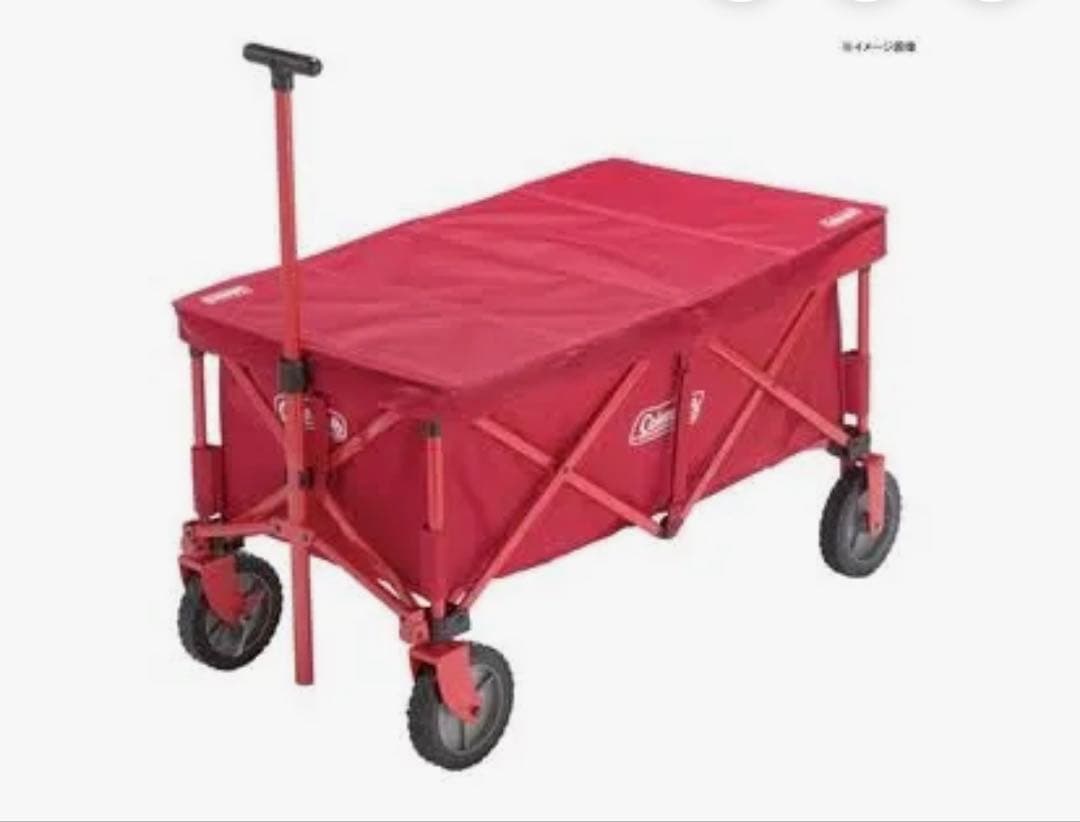 コールマン　キャリー　ワゴン　カート　テーブル（フタ）付き　アウトドア