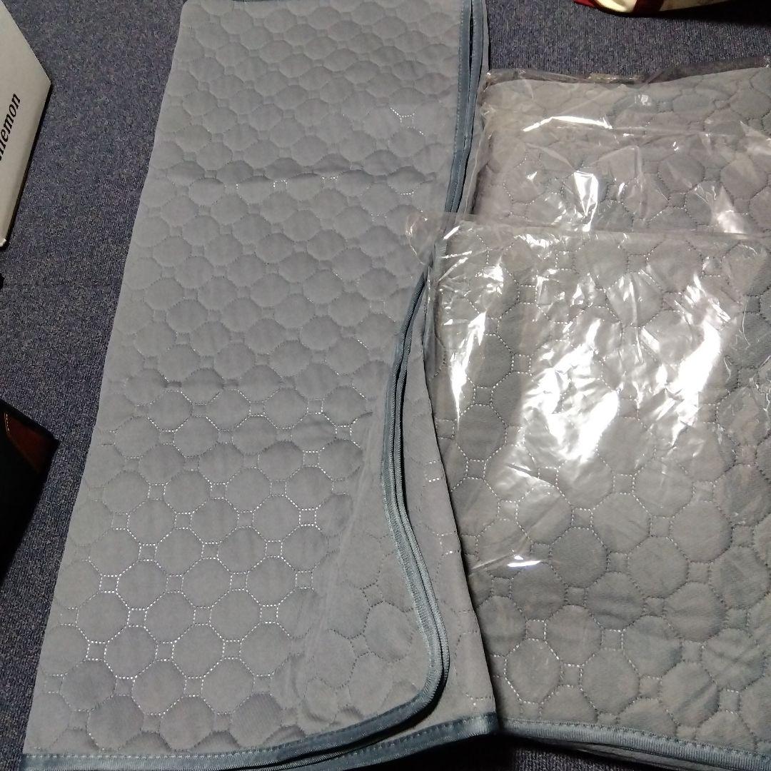 ひ*で様 ペットマット大型 XXL グレー 防水 4枚 トイレシート 洗えるペッ