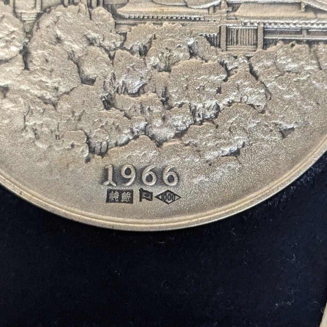 早い者勝ち！！純銀 120g 造幣局製 明治天皇御肖像牌