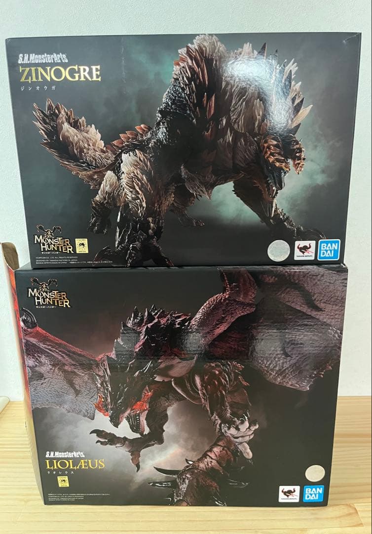 ミ*き様 S.H.MonsterArtsジンオウガ & リオレウス