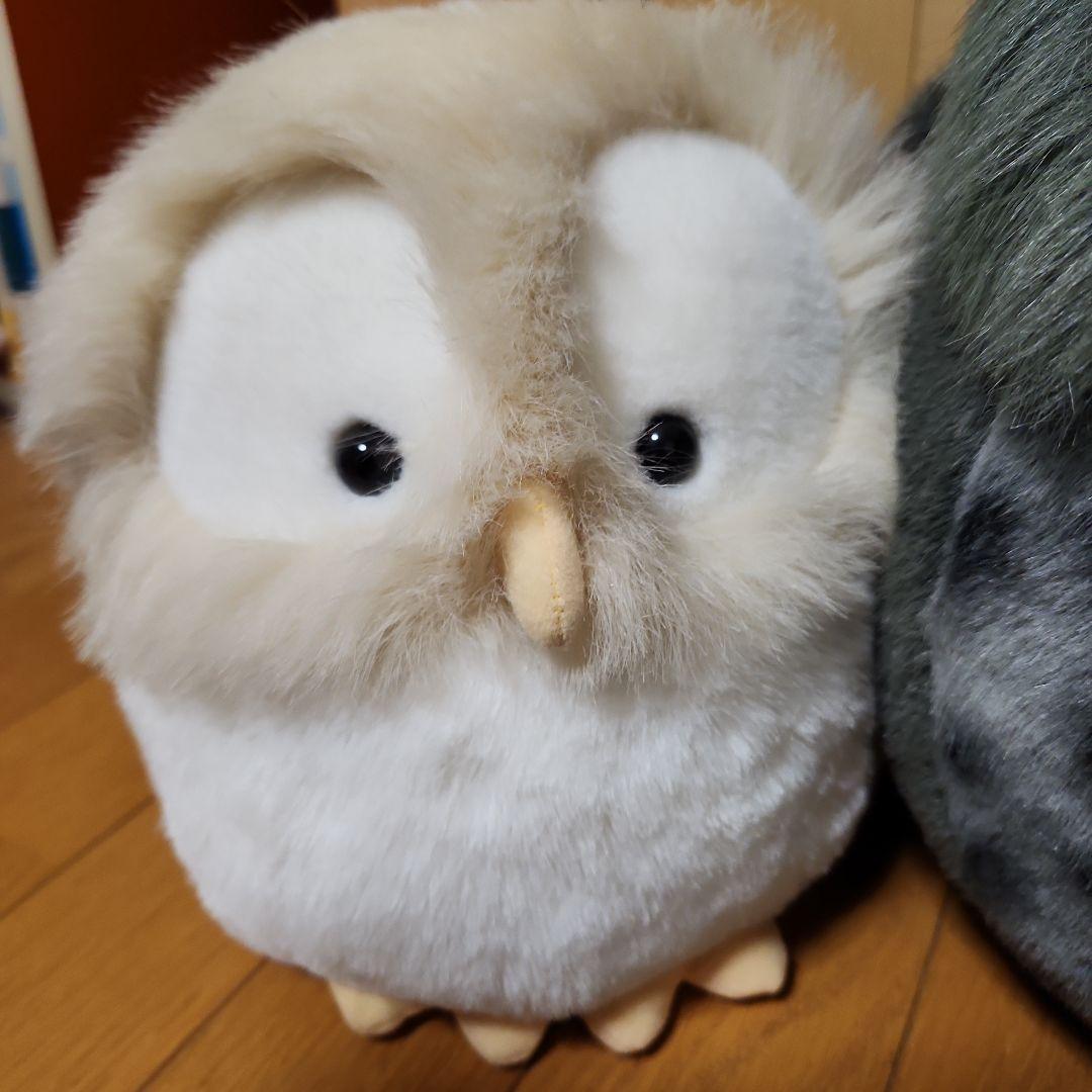フクロウのぬいぐるみ3点セット