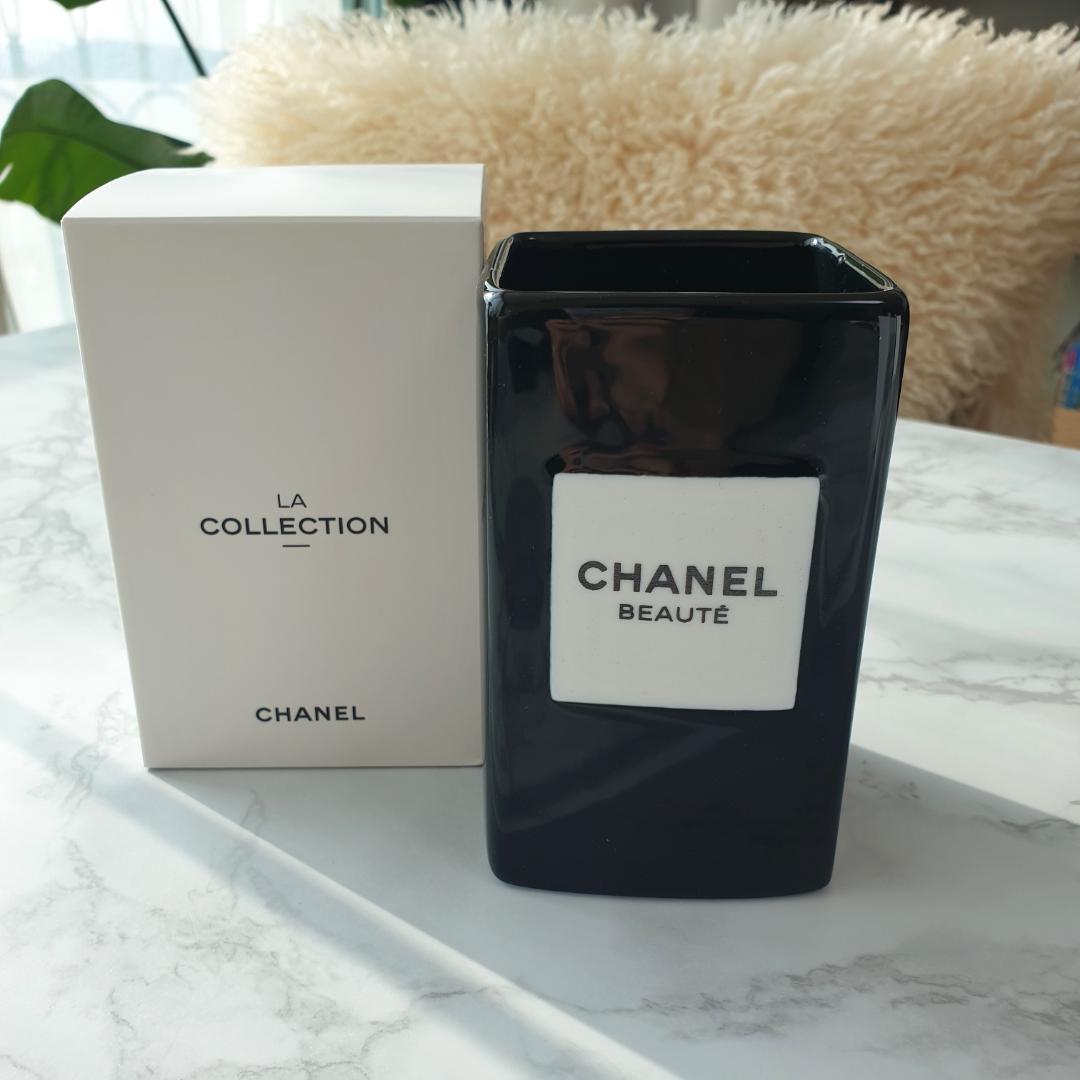 シャネル メイクブラシポット ラコレクション ブラシ立て ペン立て ノベルティ