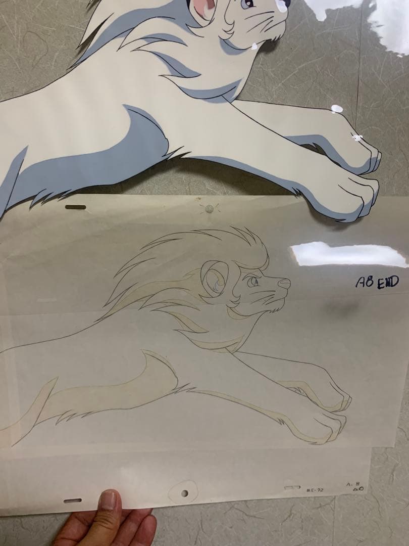 セル画「ジャングル大帝　レオ」手塚治虫先生の作品