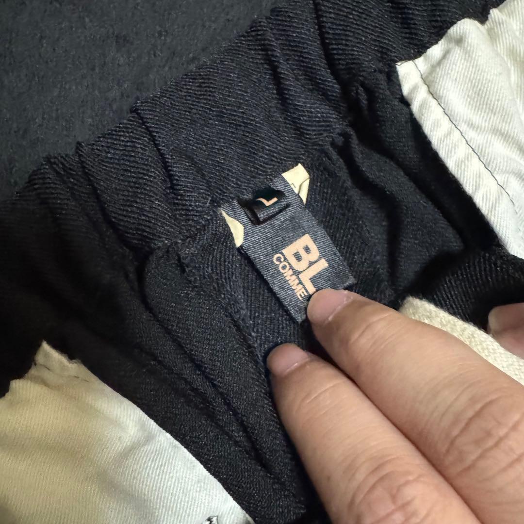 BLACK COMME des GARCONS 25AW エステル縮絨 パンツ
