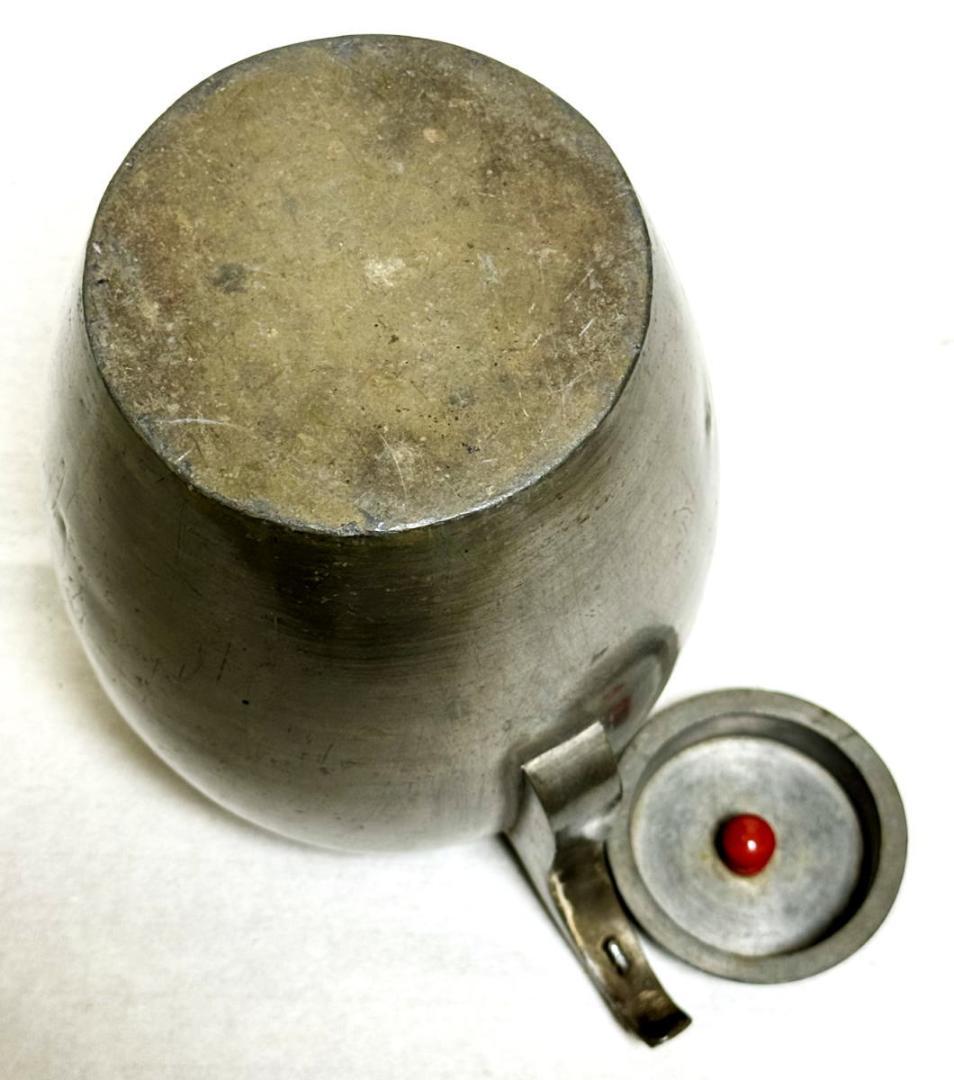 古琉球王国 朱塗沈金湯庫 タークー 錫茶壺 水注 茶道具 江戸 WWST001