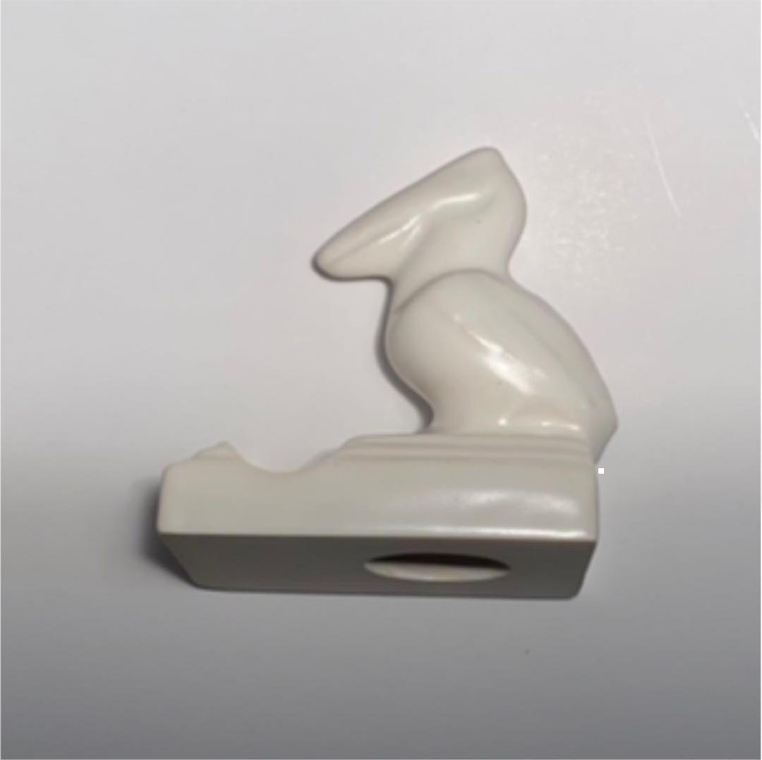 【極稀少】非売品 Pelikan ペンスタンド 小サイズ 白 陶器製 新品■