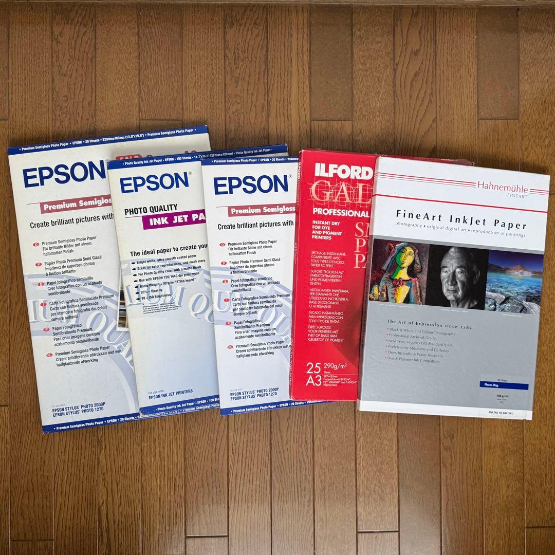 EPSON ILFORD ハーネミューレ インクジェット プリント用紙 A3
