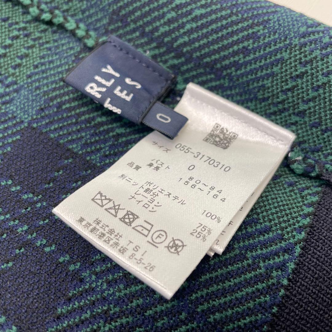 秋冬にも可愛く着れる♡パーリーゲイツ☆リボン&チェック柄ニット【未使用品】0