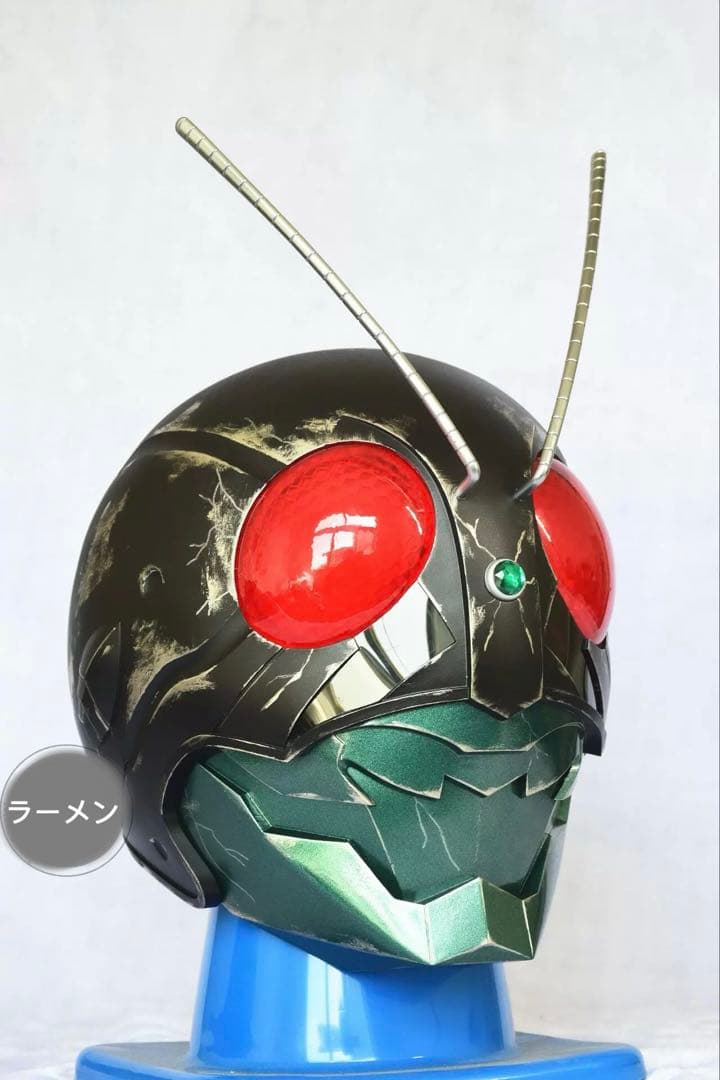 【美品】【未使用】マスク　アトラク　コスプレ　仮面ライダー 1/1プロップ
