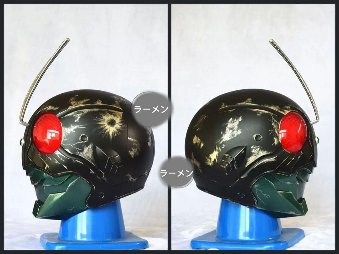 【美品】【未使用】マスク　アトラク　コスプレ　仮面ライダー 1/1プロップ
