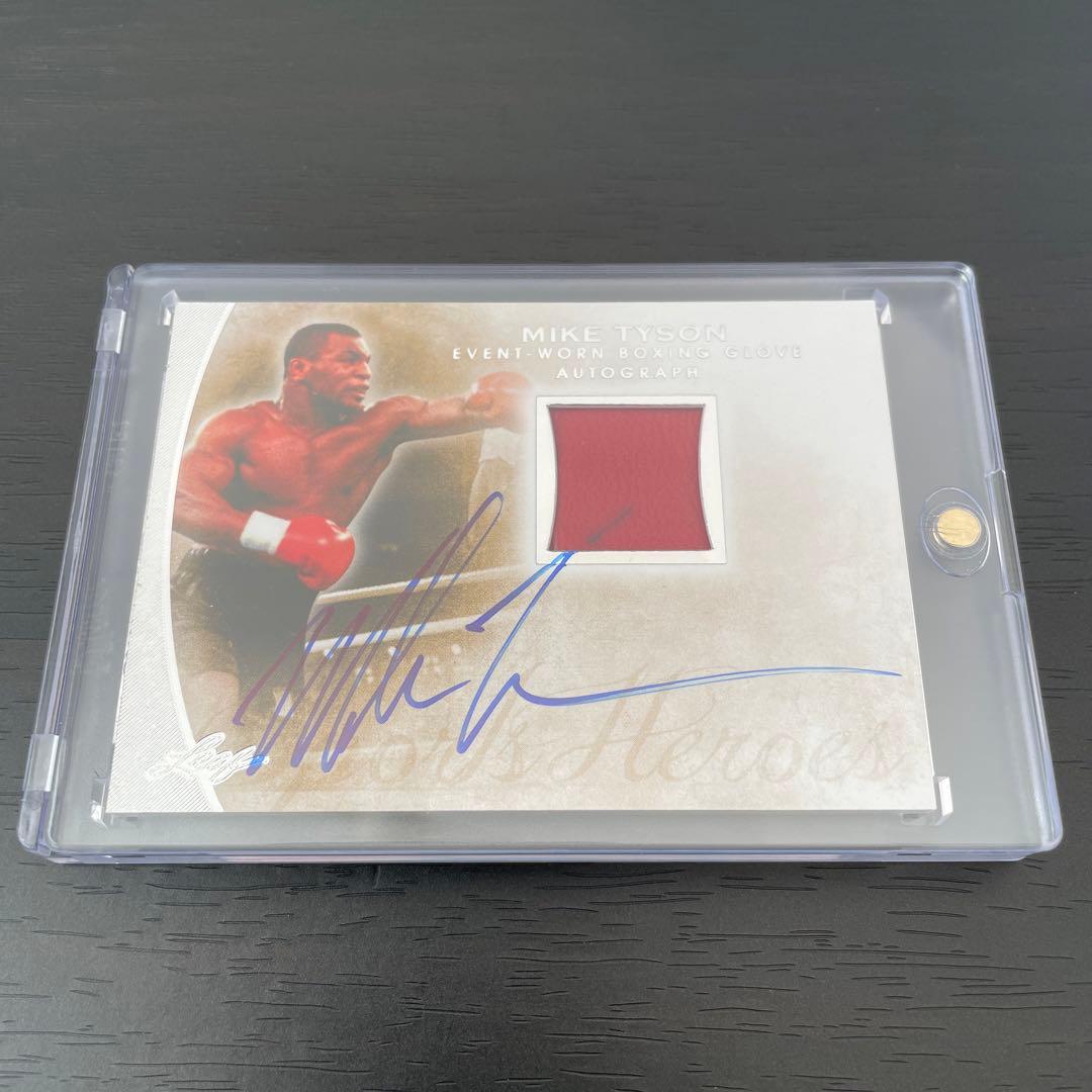 mike tyson マイク タイソン 直筆サイン＆グローブカード