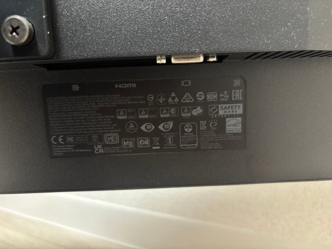 Lenovo ThinkVision E24-20 24インチ モニター 2個