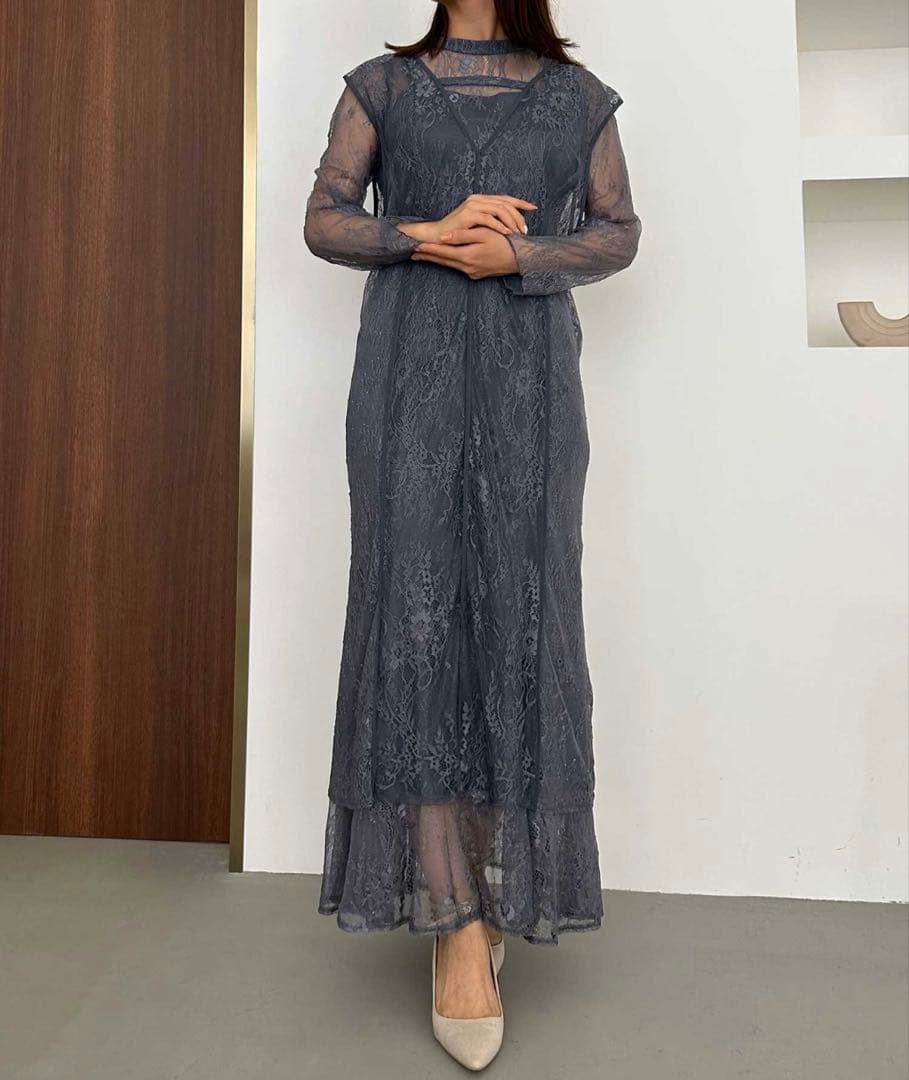 ドリードール　DOLLY DOLL レイヤードレースドレス