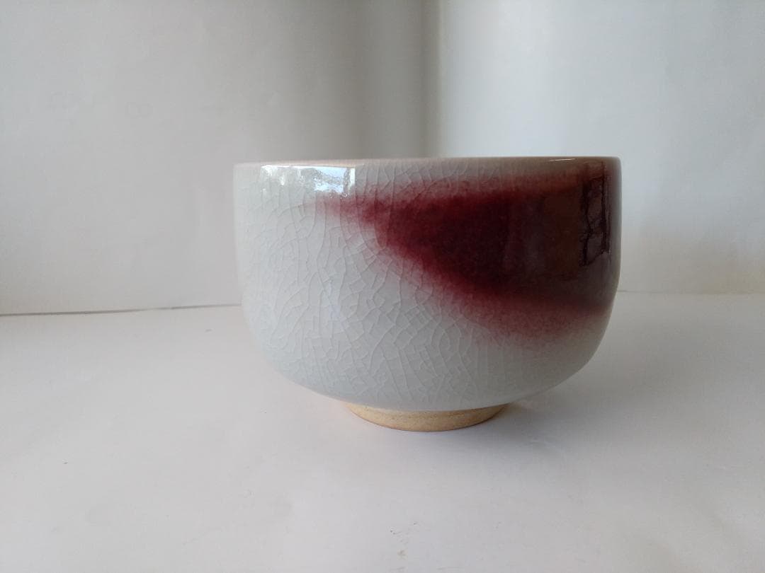 鑑月焼 藤本享秀 作 茶碗 茶道具 抹茶碗 美品 です。