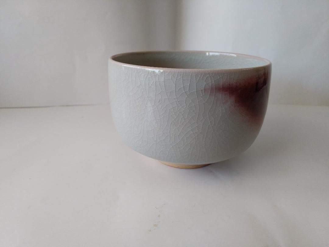 鑑月焼 藤本享秀 作 茶碗 茶道具 抹茶碗 美品 です。