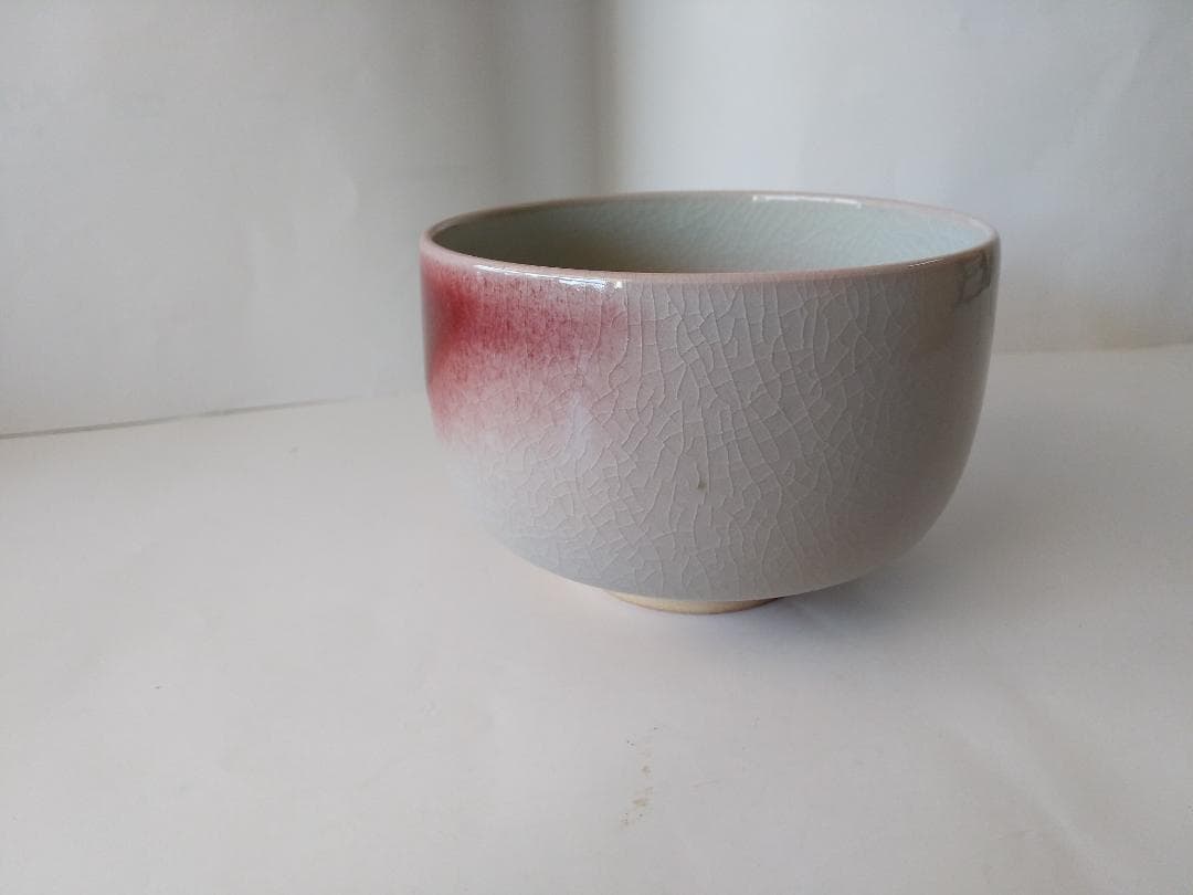 鑑月焼 藤本享秀 作 茶碗 茶道具 抹茶碗 美品 です。