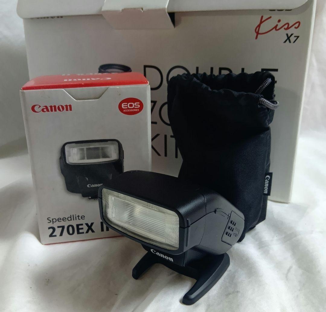 Canon EOS Kiss X7 ダブルズームキット　スピードライトセット