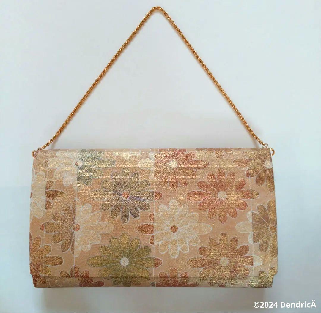 京都ゆうび　新品未使用　和装かばん　霞錦　本金箔　友禅　礼装　和服　２ウェイ