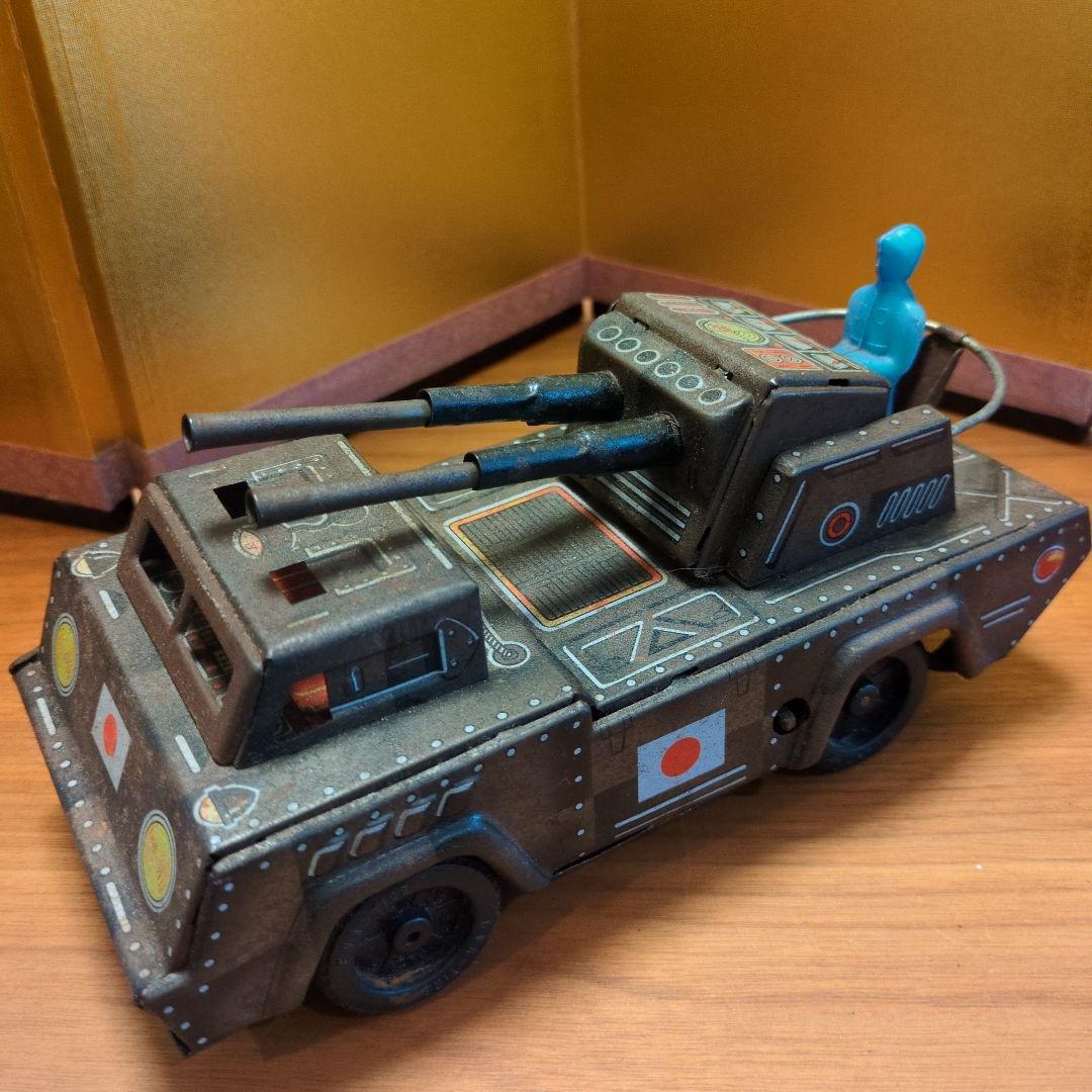 日本軍の戦車 ブリキ 希少 レア 当時物