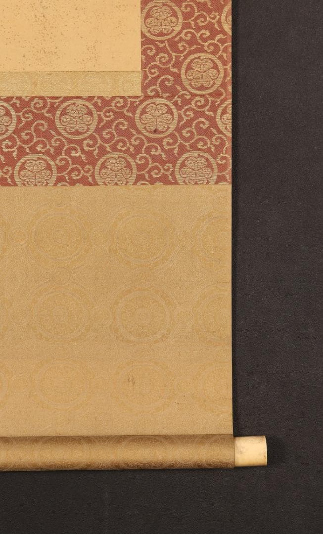 ♪新発見♪◆『徳川光圀』和歌「忘咲の桜花」掛軸 三つ葉葵紋 水戸光圀 水戸黄門◆