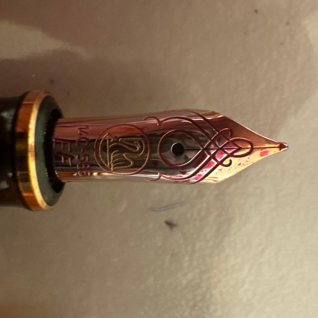 ペリカン 万年筆 EF スーベレーン ヴァイブラントオレンジ M600 限定