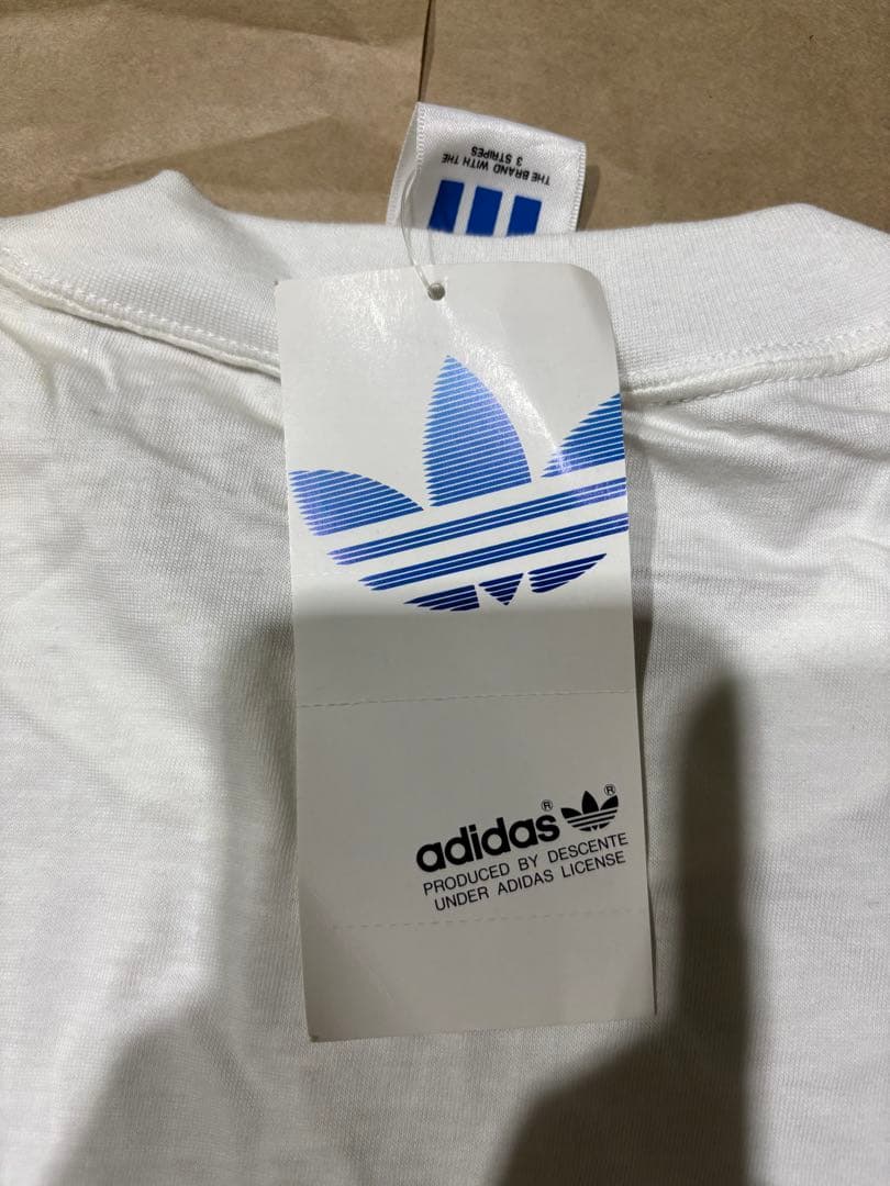 90s アディダス Tシャツ デサント製 　デッドストック　4枚セット