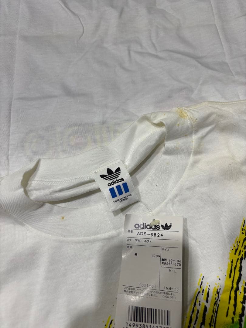 90s アディダス Tシャツ デサント製 　デッドストック　4枚セット