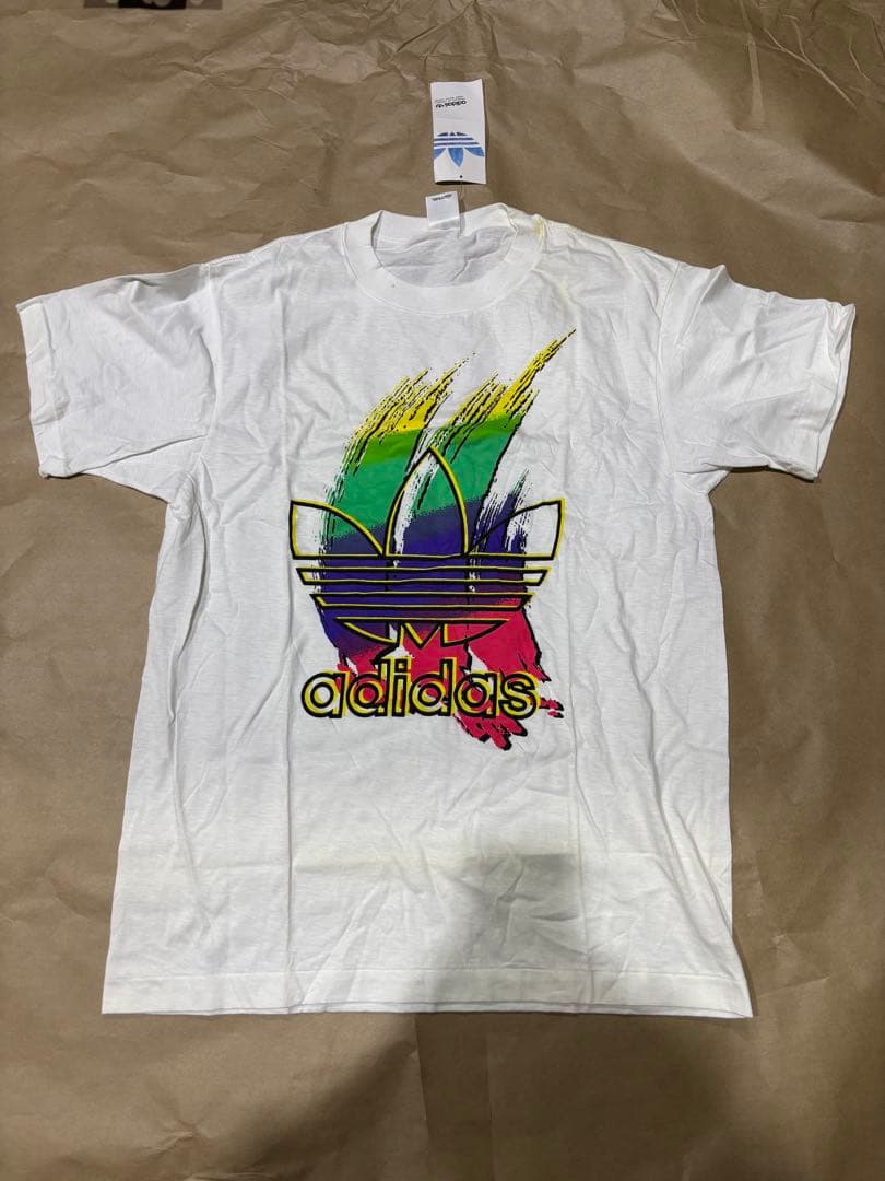 90s アディダス Tシャツ デサント製 　デッドストック　4枚セット