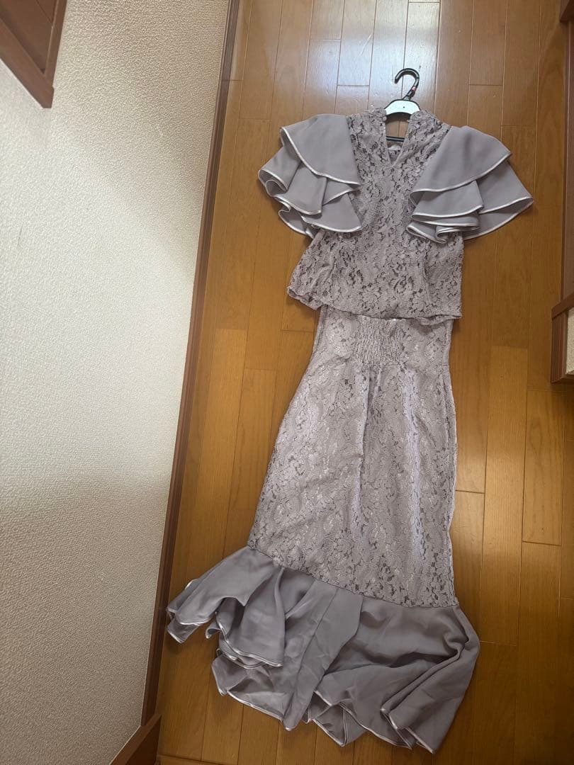 【新品未使用】SNIDEL レースドレスセットアップ