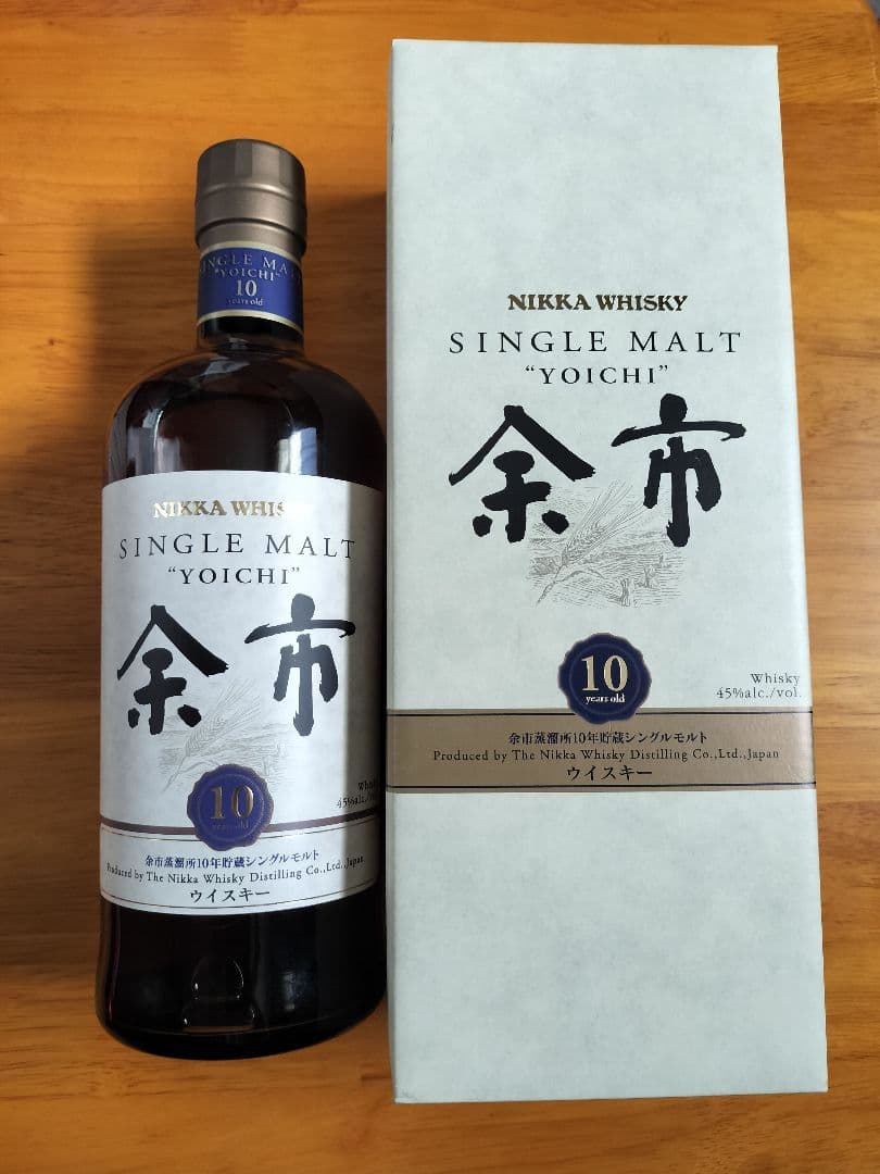 ニッカウイスキー　シングルモルト　余市　10年