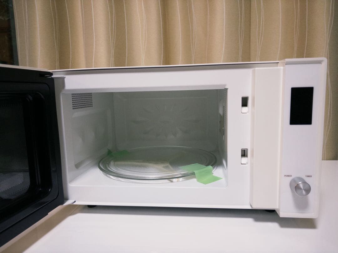 【超美品】amadana 電子レンジ　ARE-S19 ホワイト