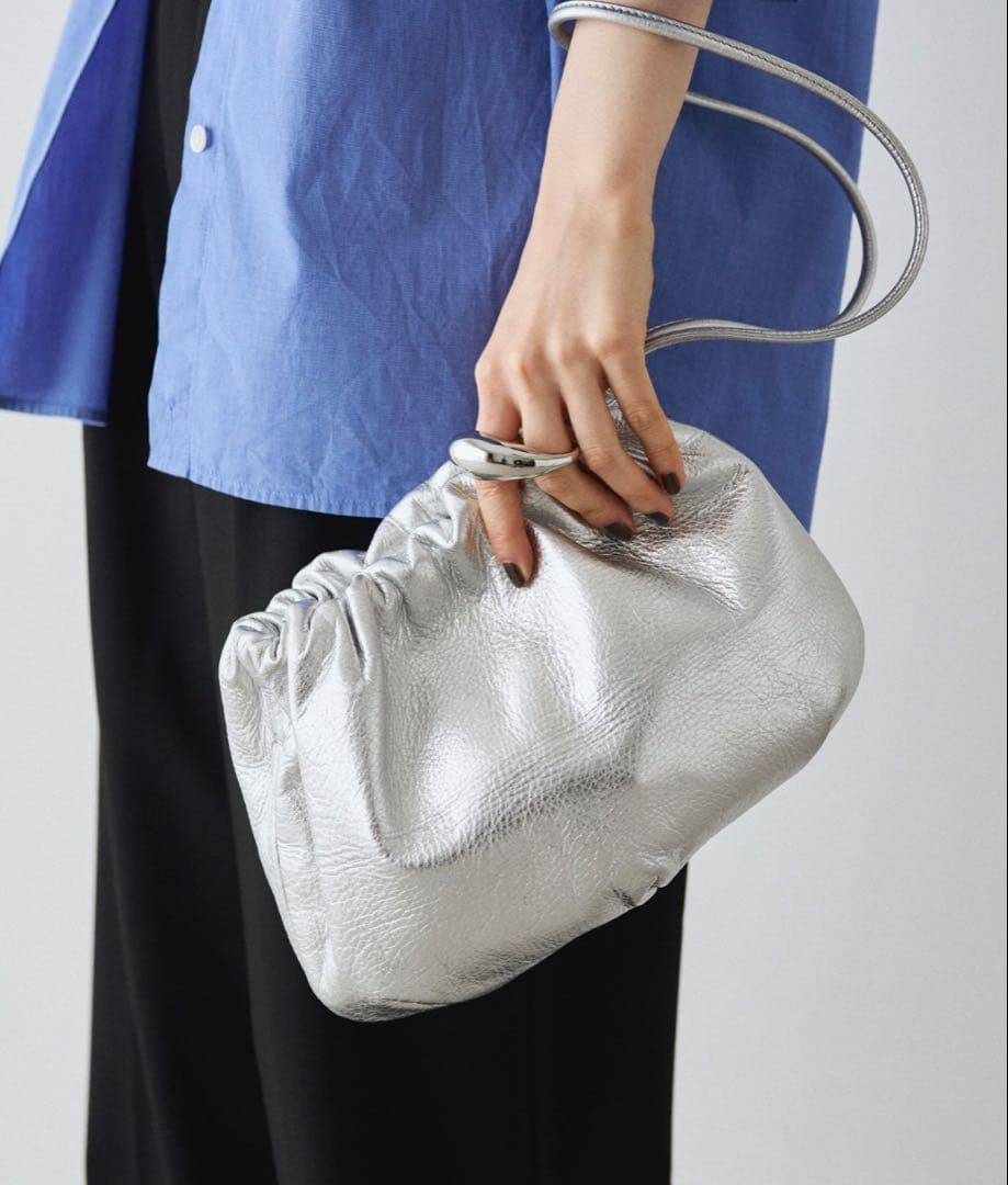 russet ラシット レザー巾着4wayショルダーバッグ