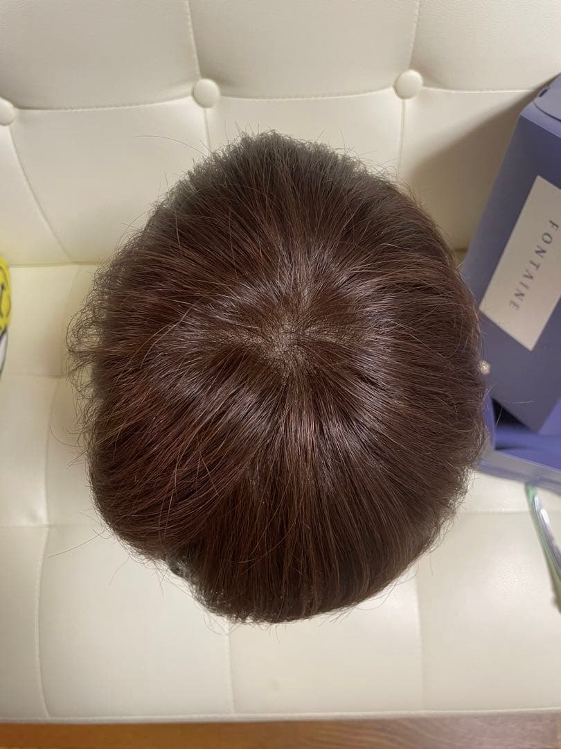 アデランス フォンテーヌ バランプレミアム 栗色 ハーフウィッグ 未使用に近い