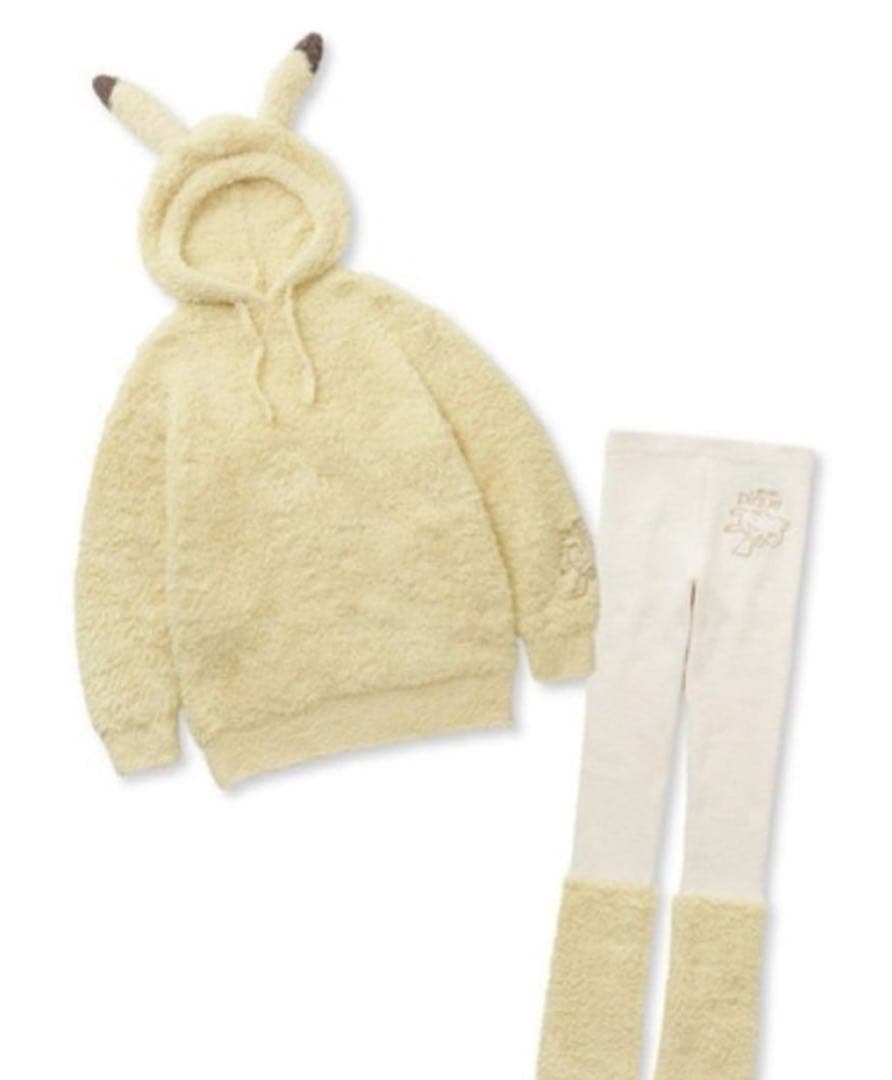 【ポケモンスリープ】ジェラート ピカチュウフーディレッグウォーマーレギンスセット