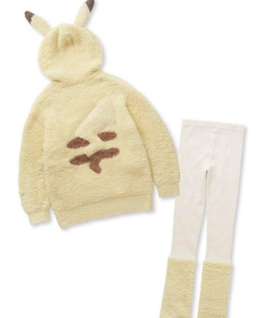 【ポケモンスリープ】ジェラート ピカチュウフーディレッグウォーマーレギンスセット