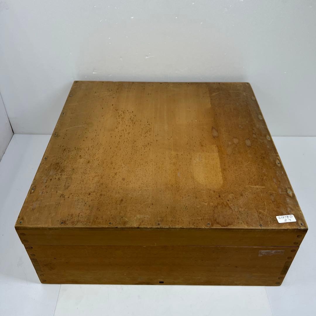 古伊万里　上手染付大皿2枚　木箱付　直径約37㎝　東Y7-0626②タニチ